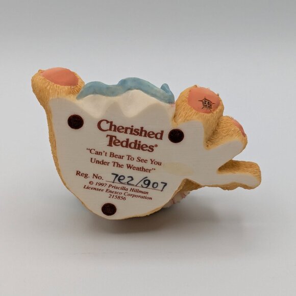 Cherished Teddies Get Well Can't Bear to See You Under the Weather (215856) 1997 - Picture 7 of 10
